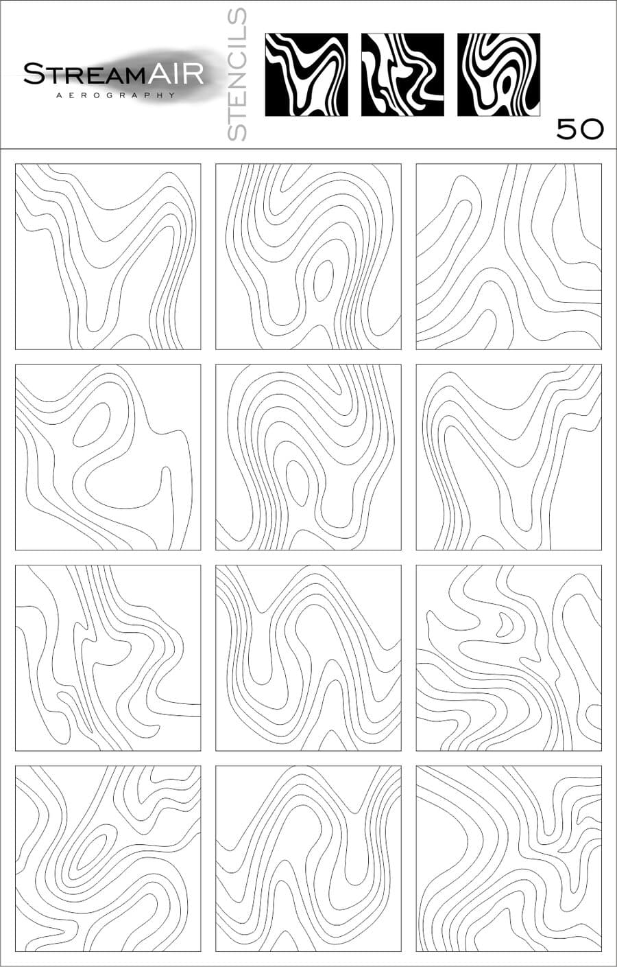 Трафарет №50